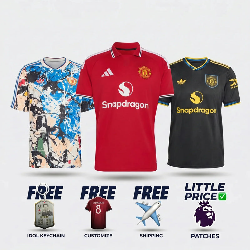 COMBO Manchester United Home 26/27 Away and Special 25/26 - 26/27