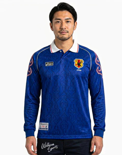 Japan 1998 I Home Long Sleeve Jersey - Retro Version